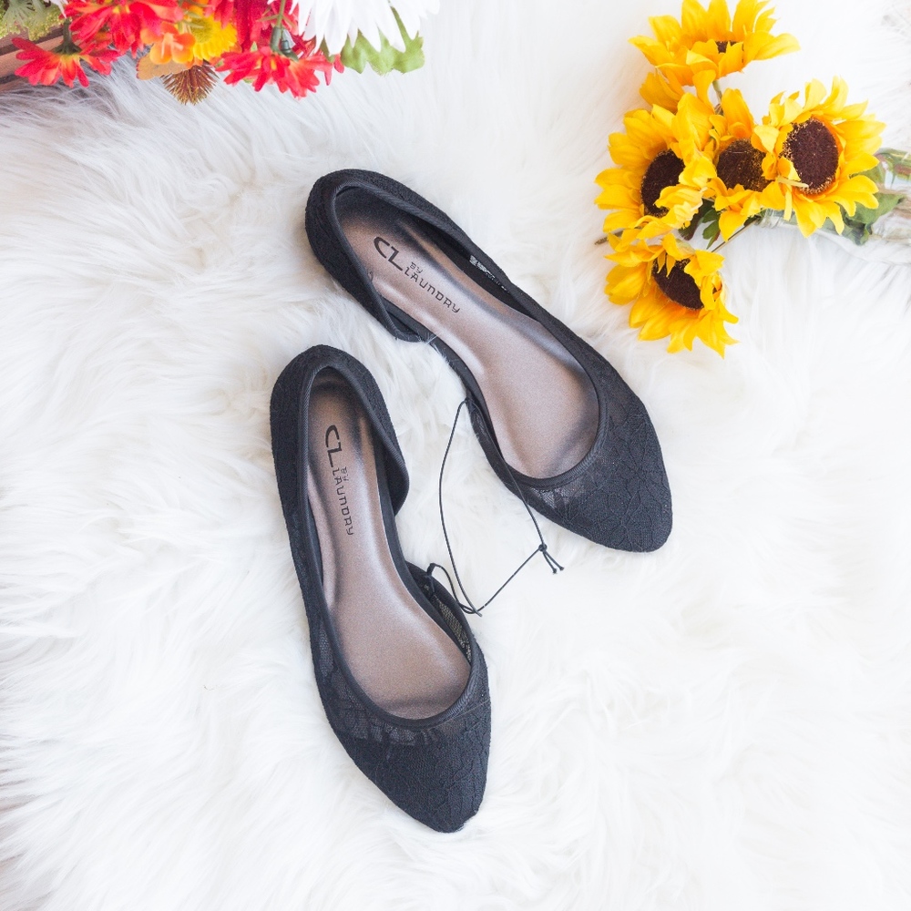 NWOT Chinese Laundry Lace Ballerina Flats